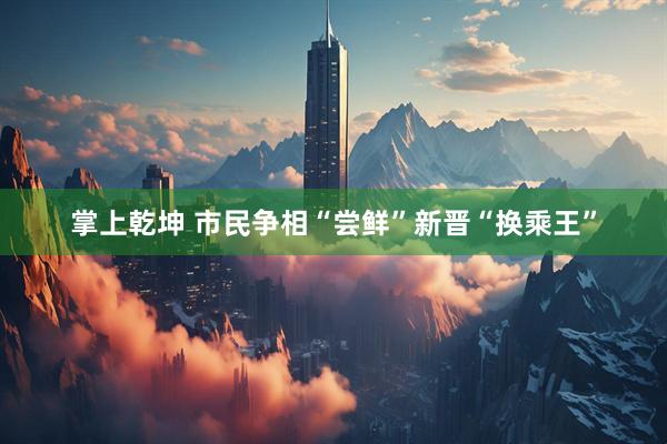掌上乾坤 市民争相“尝鲜”新晋“换乘王”